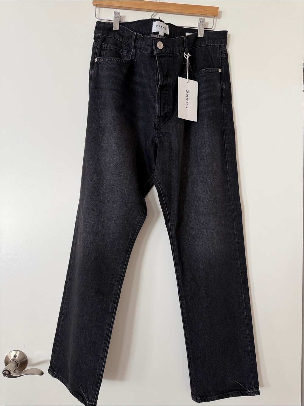 Frame Denim Womens Le Slouch Low Rise Straight-Leg Jeans 100% Cotton Size 30 NWT - Picture 3 of 9
